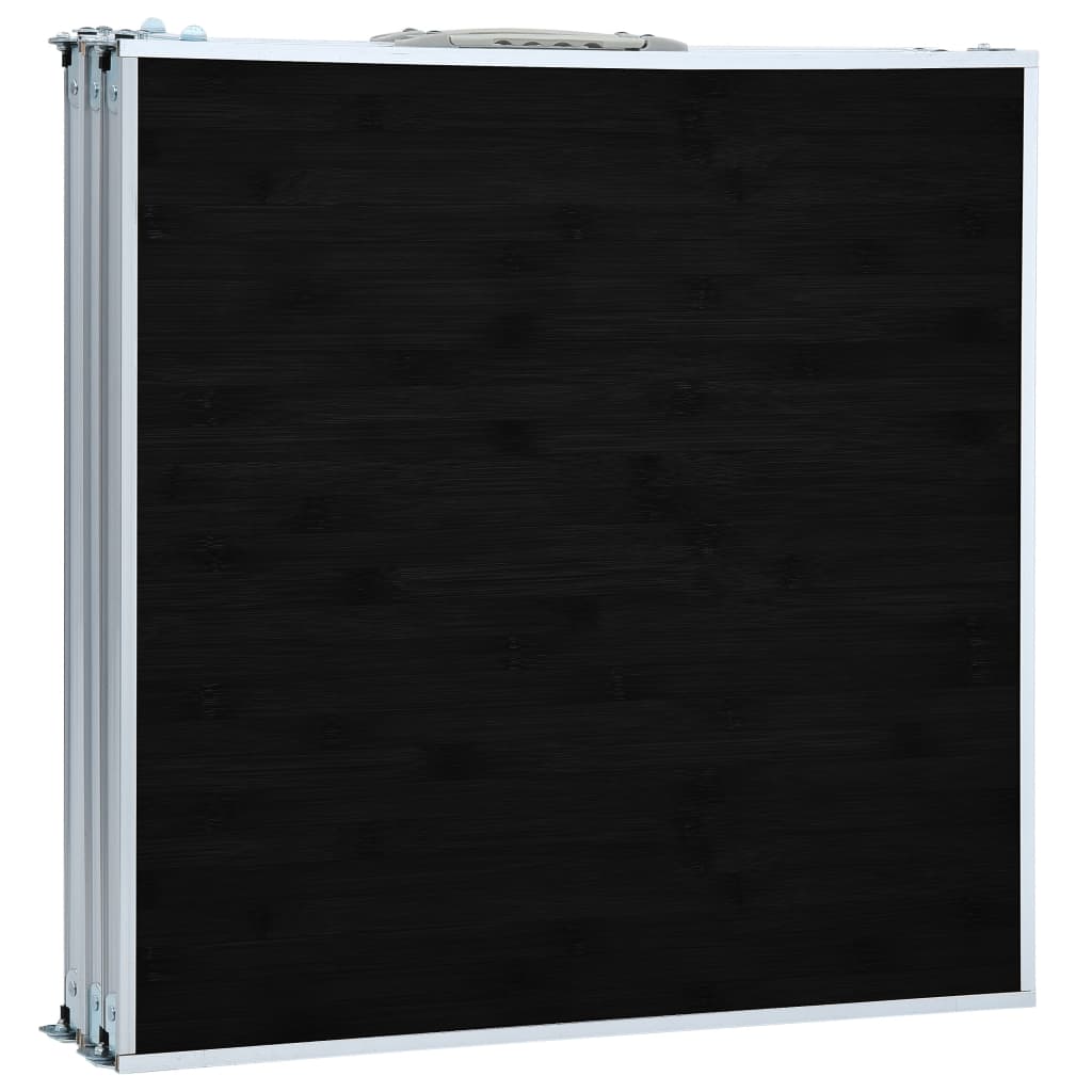 Sklopivi stol za kampiranje sivi aluminijski 180 x 60 cm