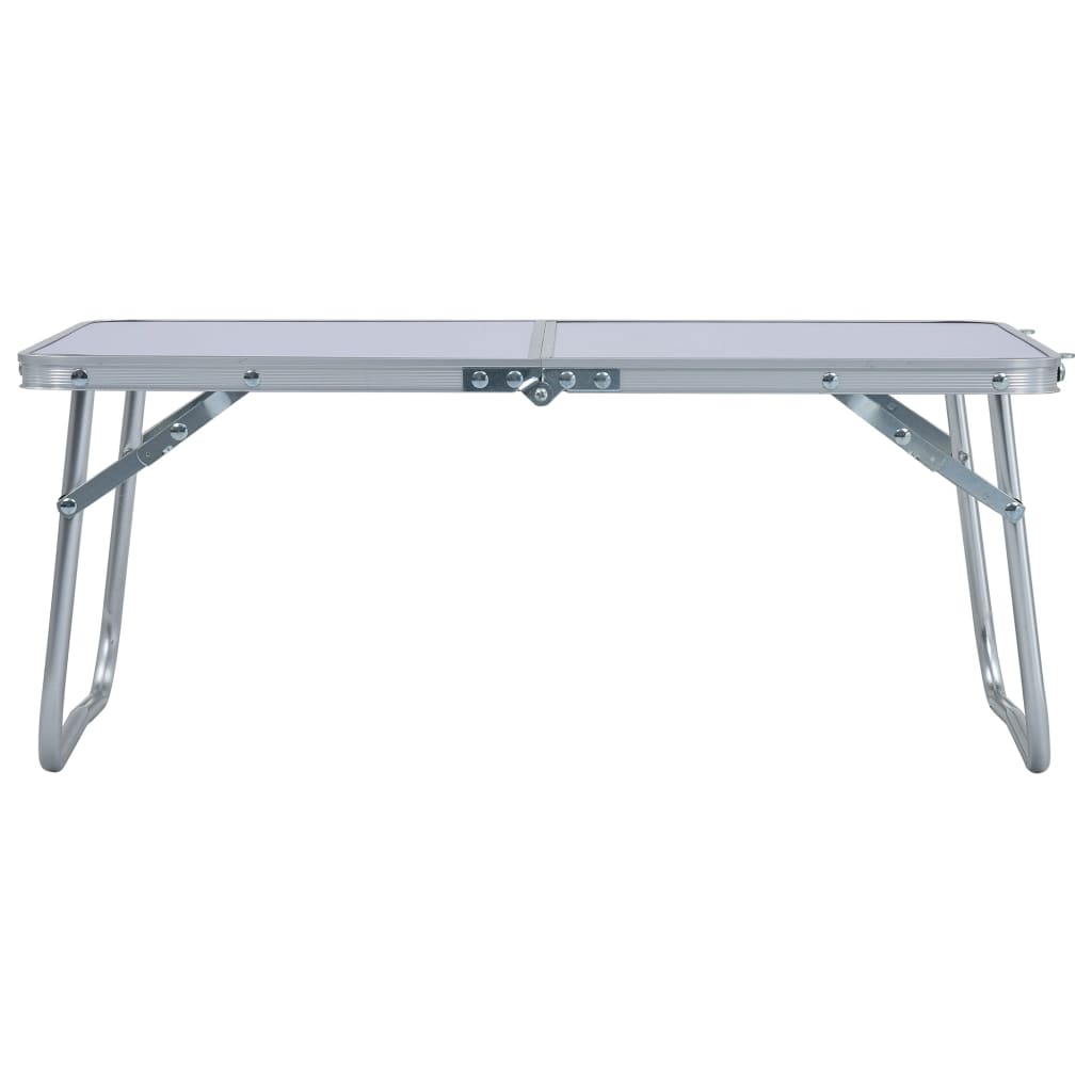 Sklopivi stol za kampiranje bijeli aluminijski 60 x 40 cm