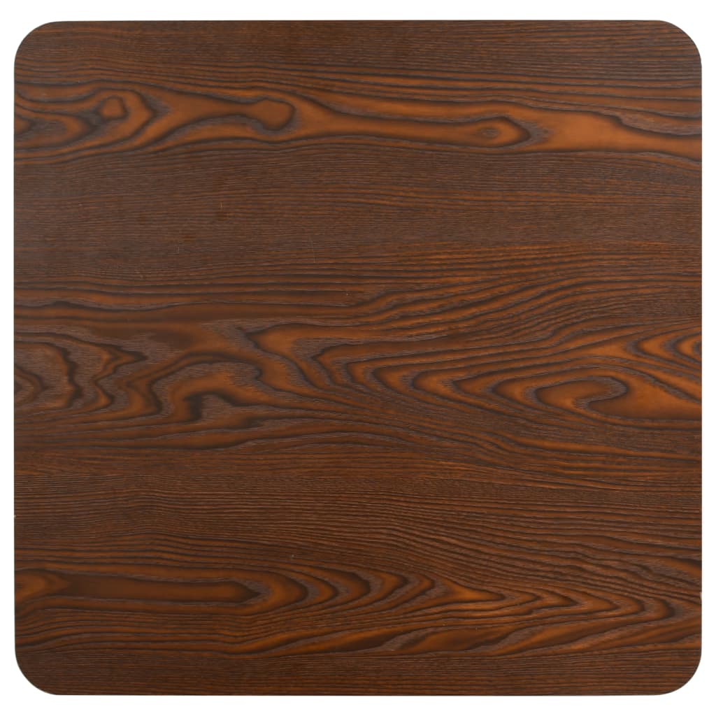 Bistro stol tamnosmeđi 60 x 60 cm MDF