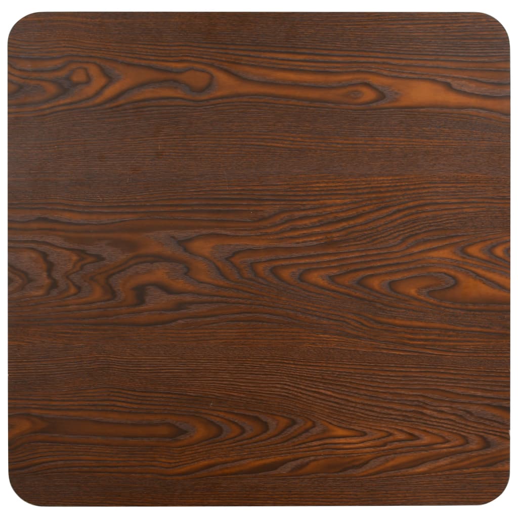 Bistro stol tamnosmeđi 80 x 80 cm MDF