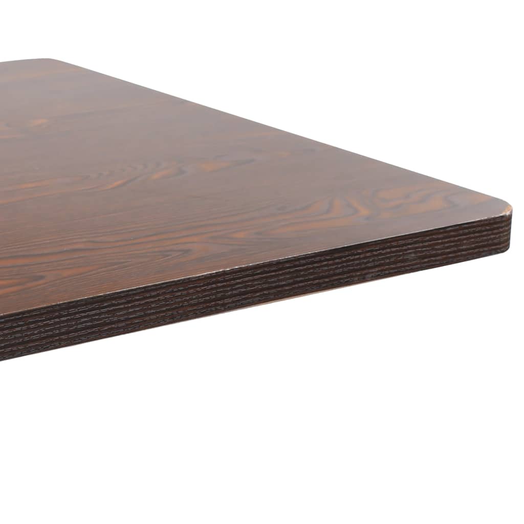 Bistro stol tamnosmeđi 80 x 80 cm MDF