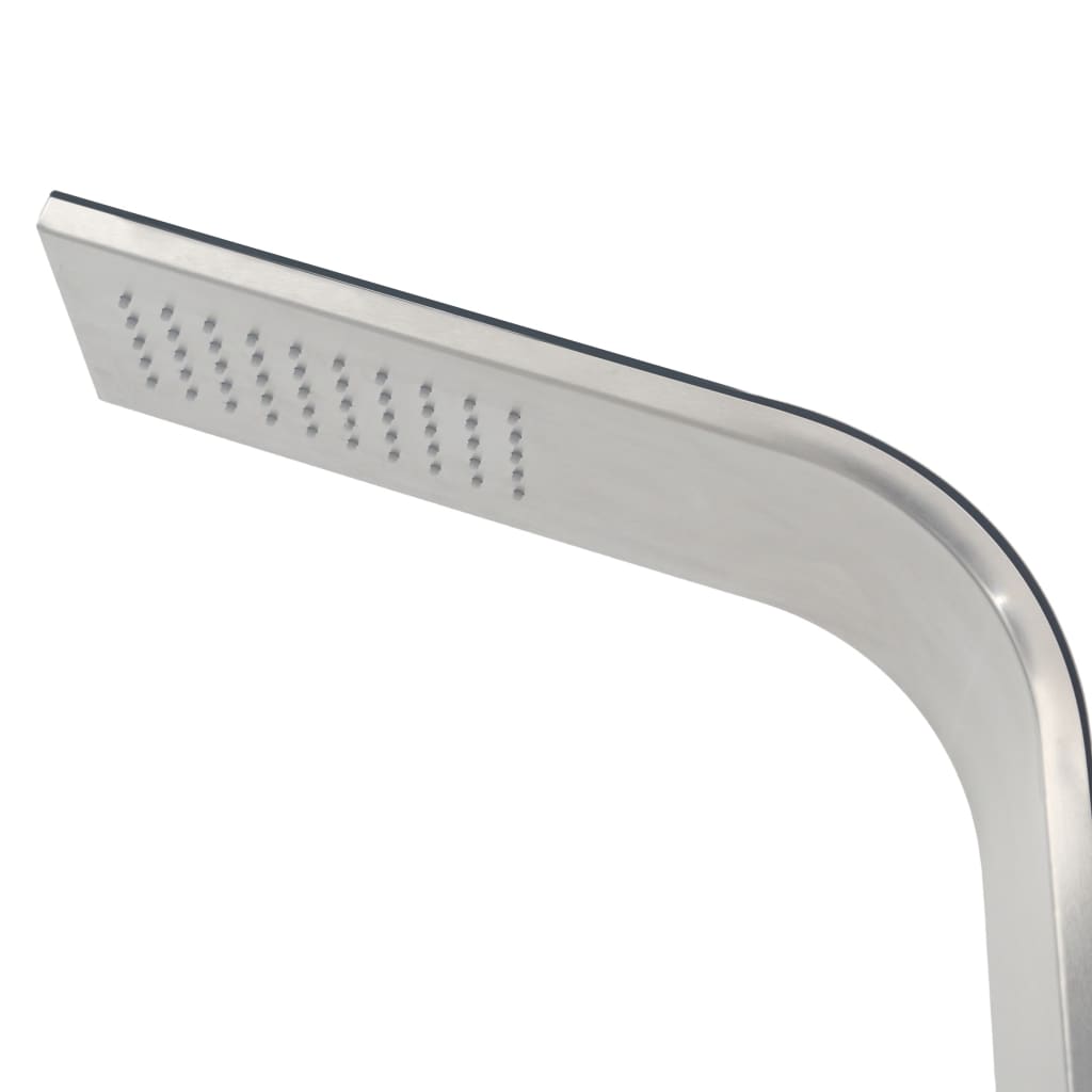Vrtni tuš od nehrđajućeg čelika zaobljeni