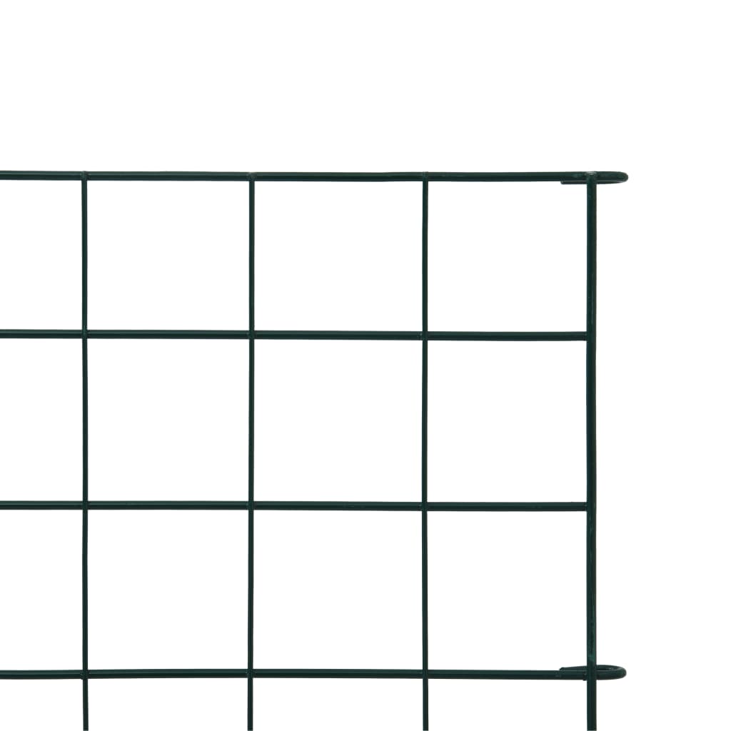 Set vrtnih ograda 77,5 x 64 cm zeleni
