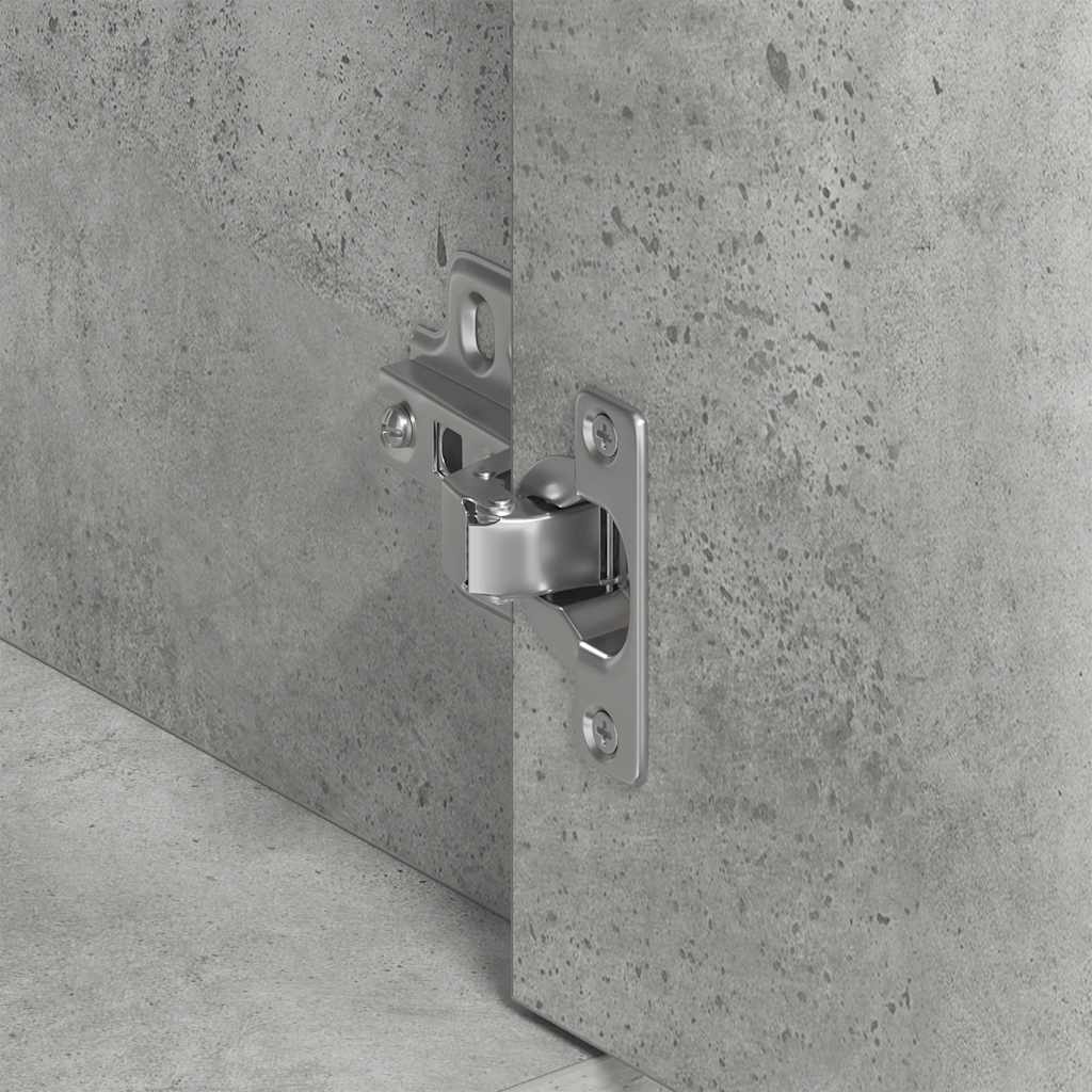 Komoda siva boja betona 88 x 30 x 70 cm od konstruiranog drva