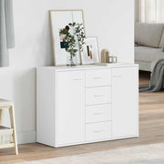 Komoda bijela 88 x 30 x 65 cm od konstruiranog drva