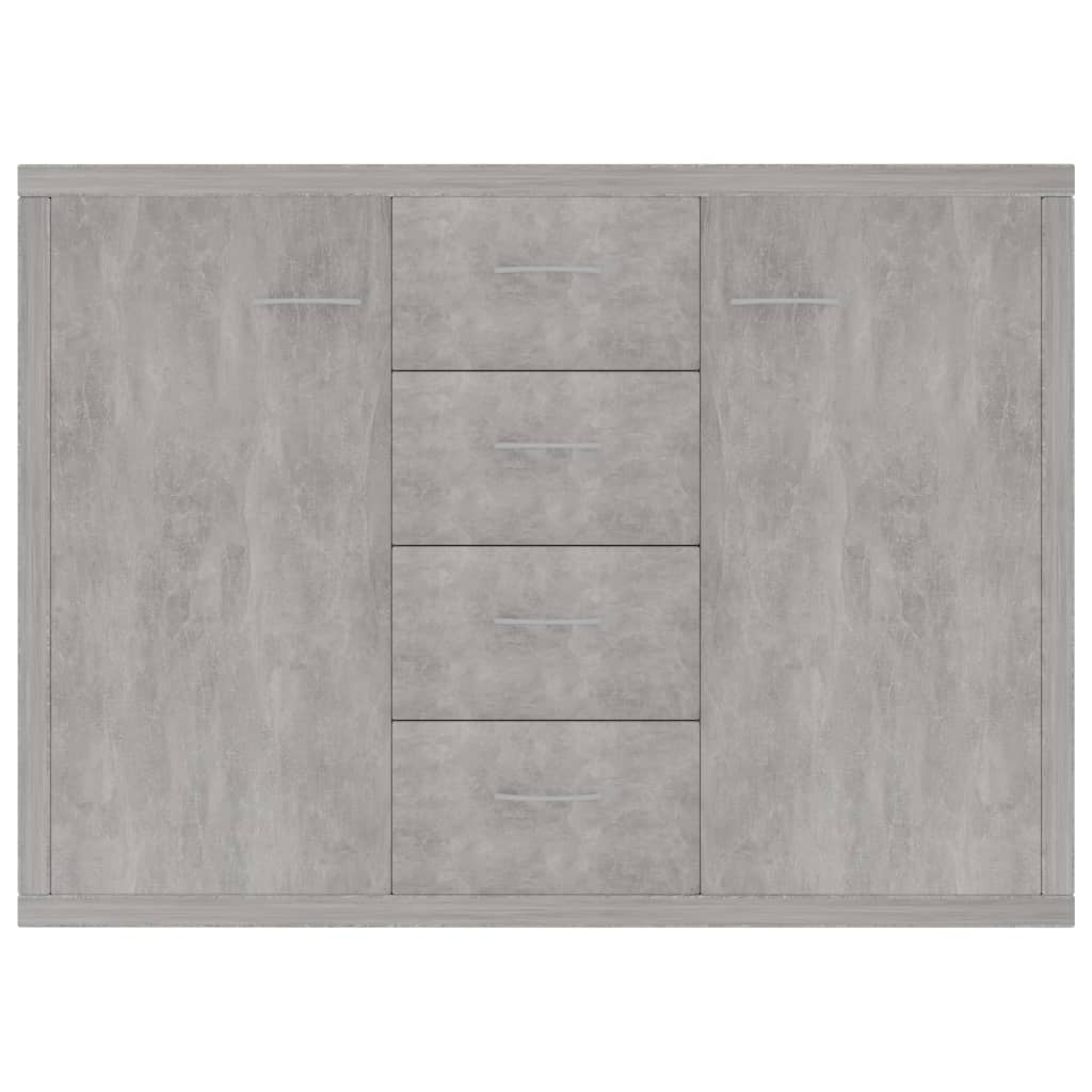 Komoda siva boja betona 88 x 30 x 65 cm od konstruiranog drva