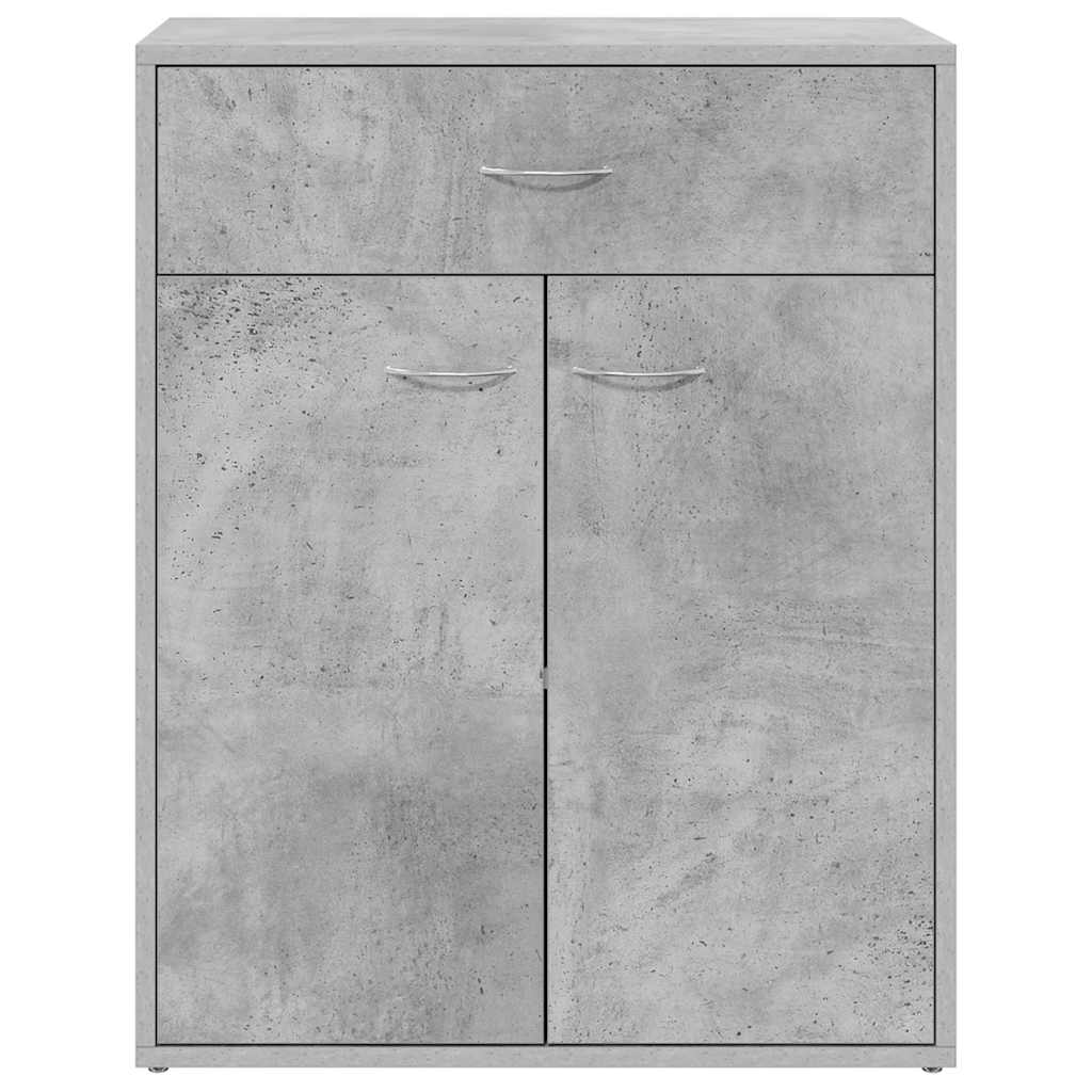 Komoda siva boja betona 60 x 30 x 75 cm od konstruiranog drva
