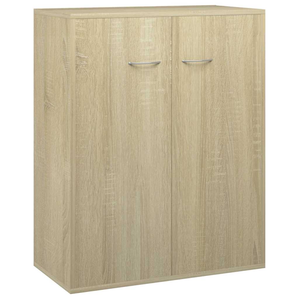 Komoda boja hrasta sonome 60 x 30 x 75 cm od konstruiranog drva Smeđa