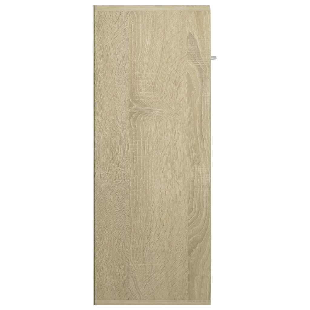 Komoda boja hrasta sonome 60 x 30 x 75 cm od konstruiranog drva Smeđa