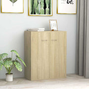 Komoda boja hrasta sonome 60 x 30 x 75 cm od konstruiranog drva Smeđa