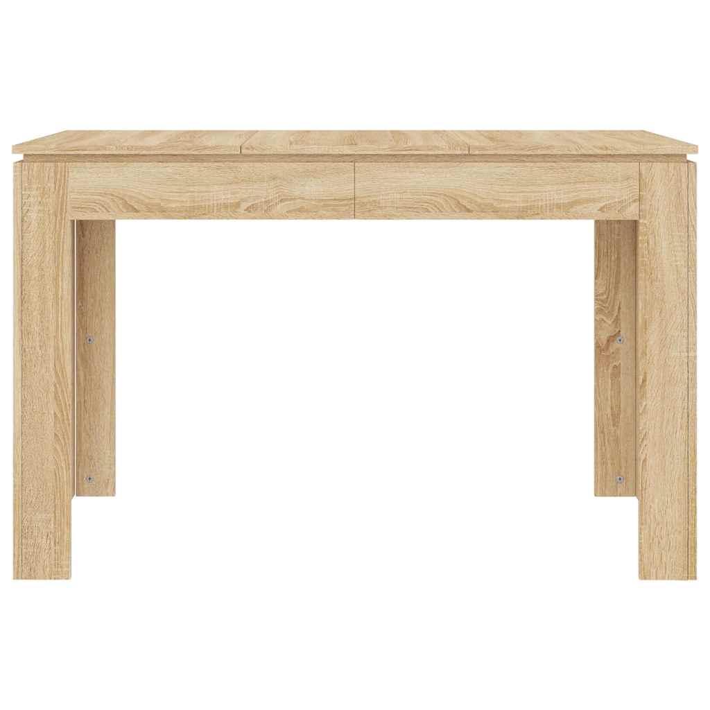 Blagovaonski stol boja hrasta 120x60x76 cm konstruirano drvo