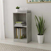Polica za knjige beton siva 40x24x75 cm konstruirano drvo