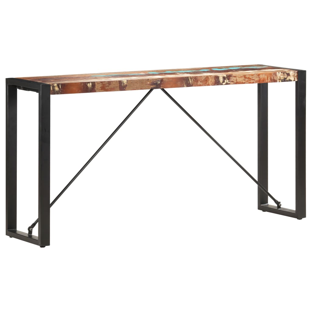 Konzolni stol 150 x 35 x 76 cm od masivnog obnovljenog drva