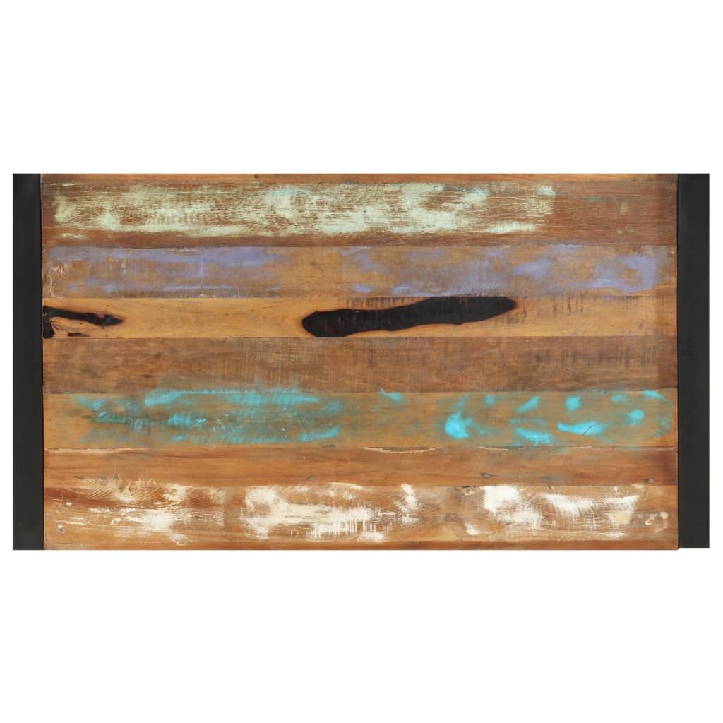 Barski stol od masivnog obnovljenog drva 110 x 60 x 110 cm
