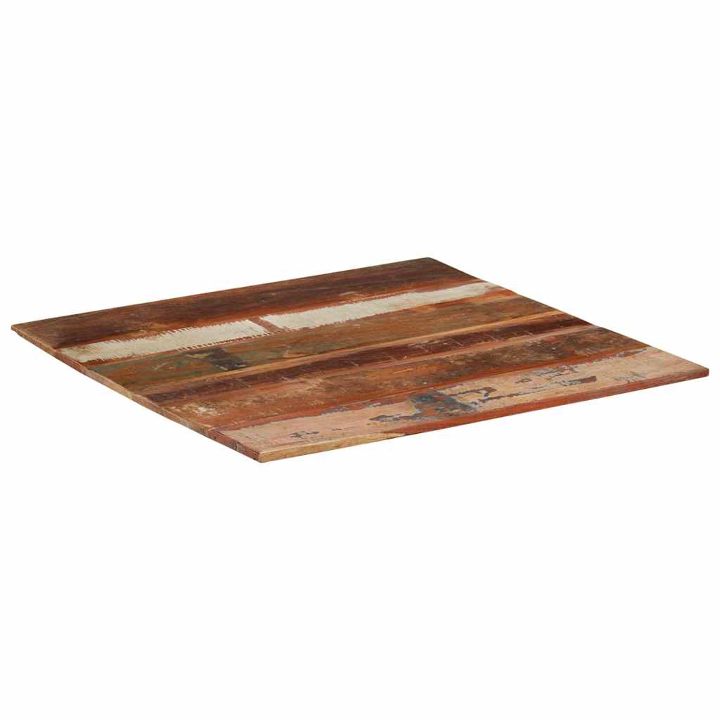 Četvrtasta stolna ploča 80x80 cm 15 - 16 mm od obnovljenog drva