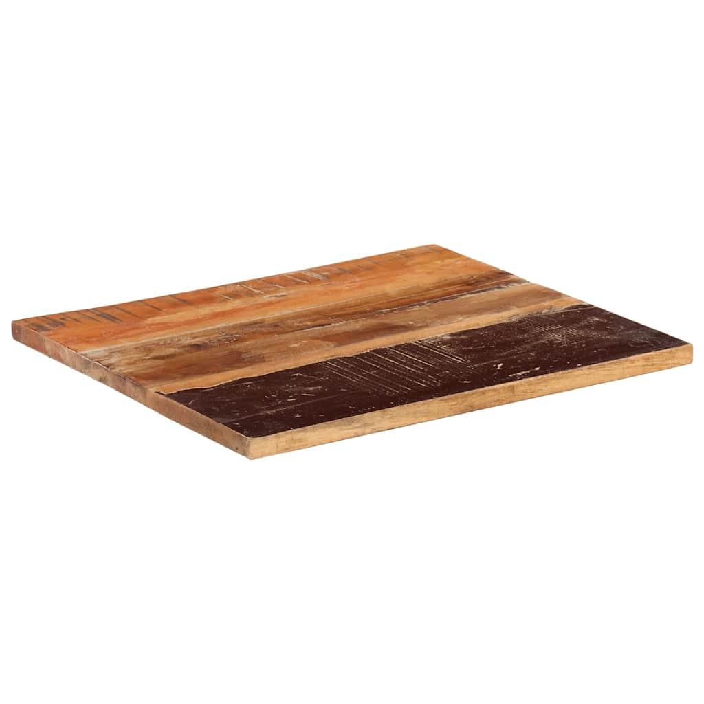 Pravokutna stolna ploča 60 x 70 cm 25 - 27 mm obnovljeno drvo