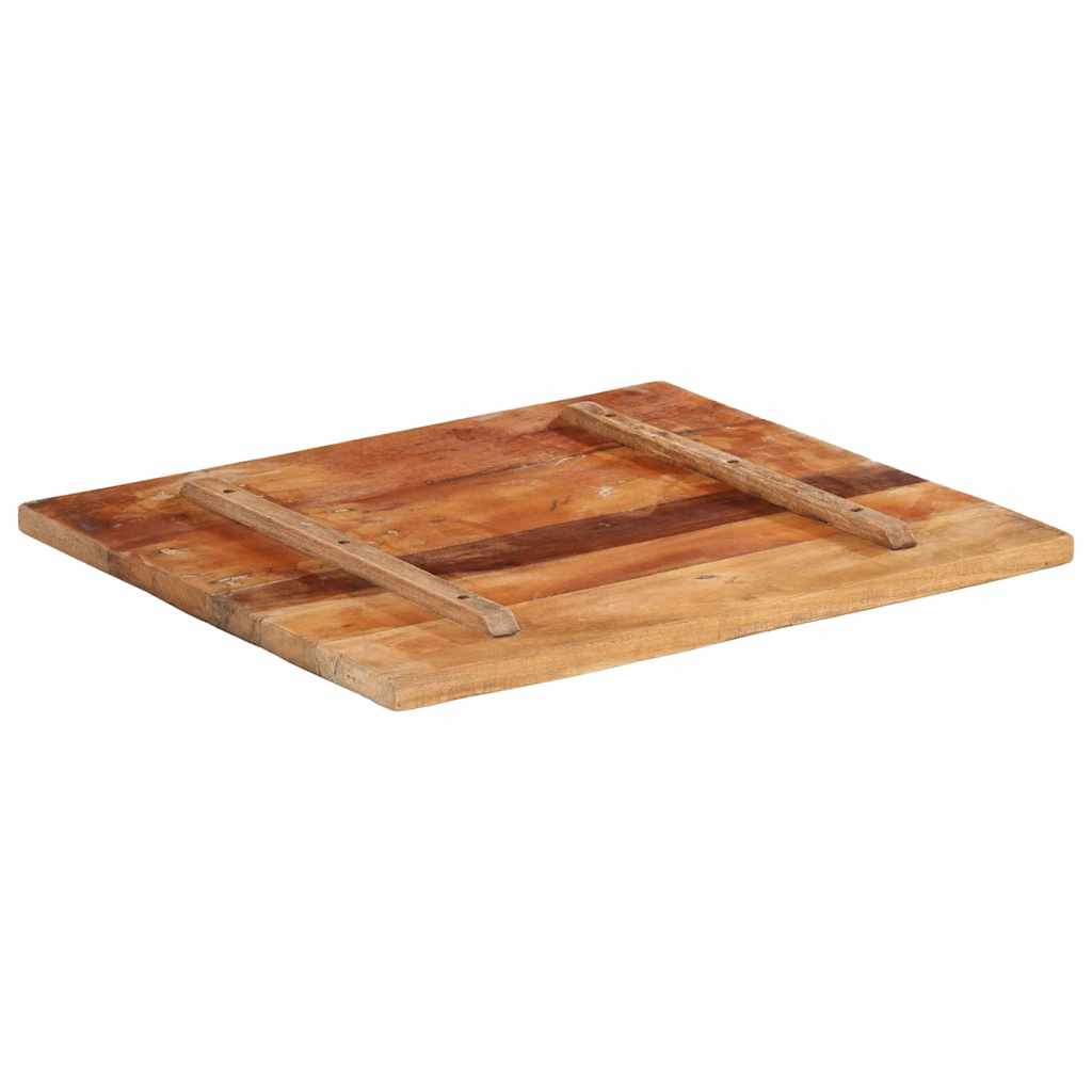 Pravokutna stolna ploča 60 x 70 cm 25 - 27 mm obnovljeno drvo
