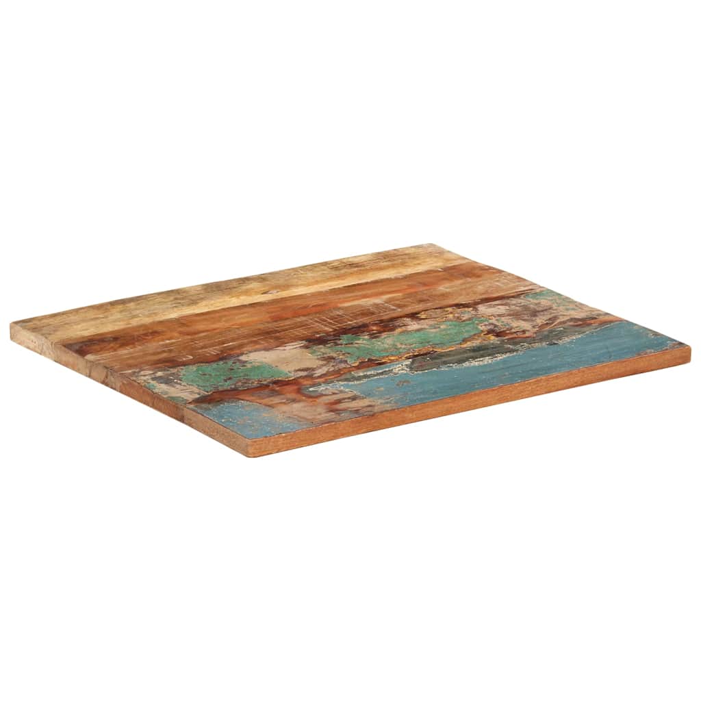Pravokutna stolna ploča 60 x 70 cm 25 - 27 mm obnovljeno drvo