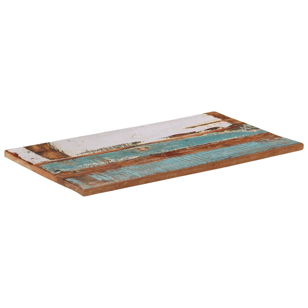 Pravokutna stolna ploča 60 x 100 cm 25 - 27 mm obnovljeno drvo