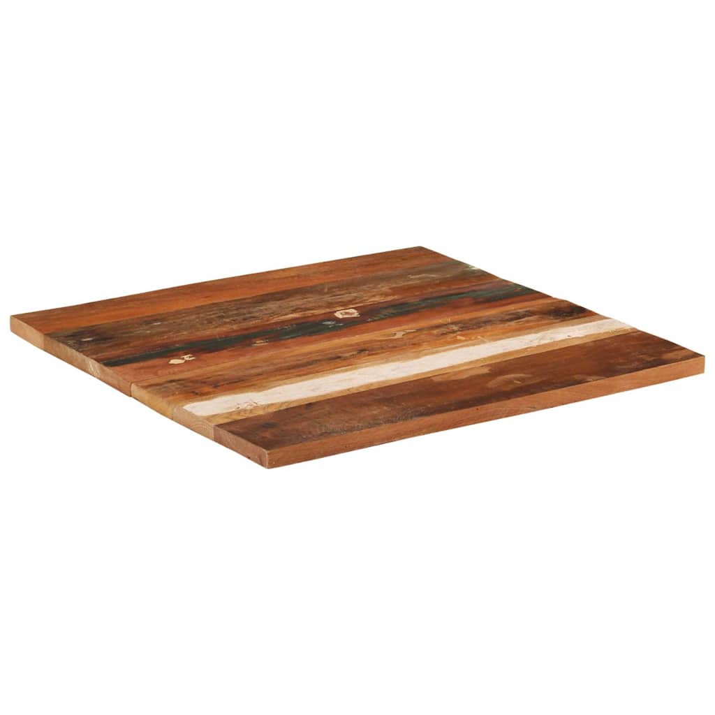 Četvrtasta stolna ploča 70x70 cm 25 - 27 mm od obnovljenog drva