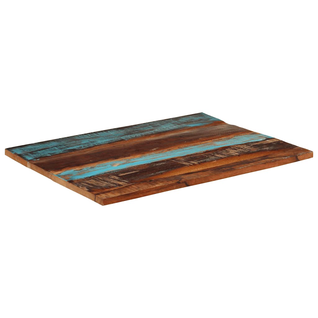 Pravokutna stolna ploča 70 x 90 cm 25 - 27 mm obnovljeno drvo