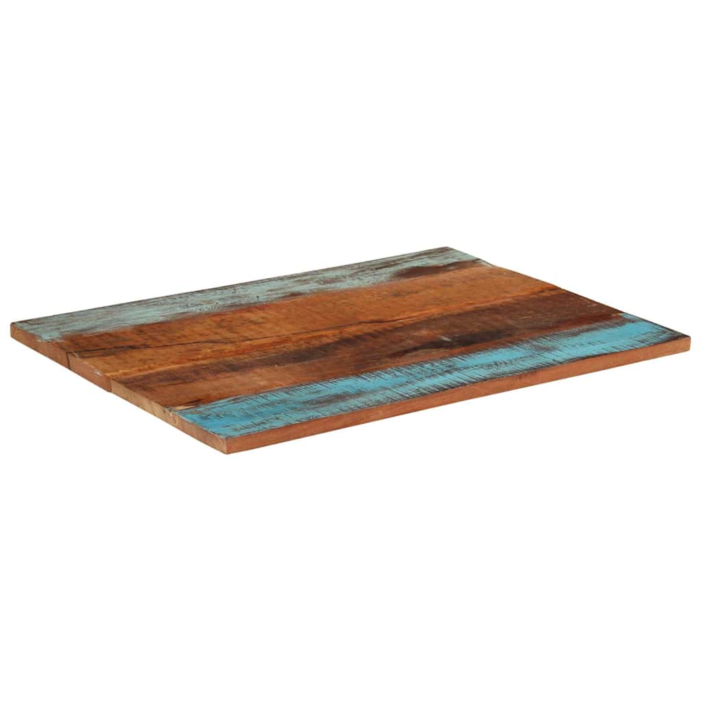 Pravokutna stolna ploča 70 x 90 cm 25 - 27 mm obnovljeno drvo