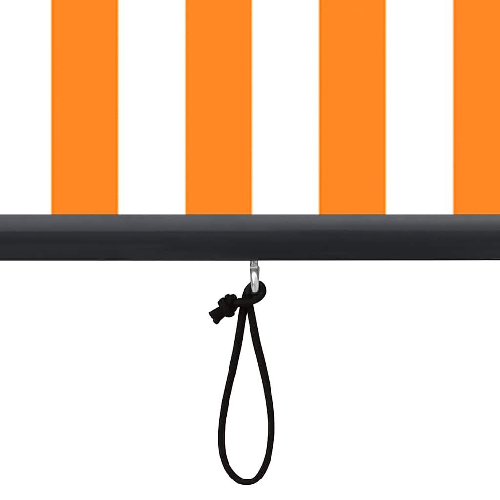Vanjska roleta 120 x 250 cm bijelo-narančasta