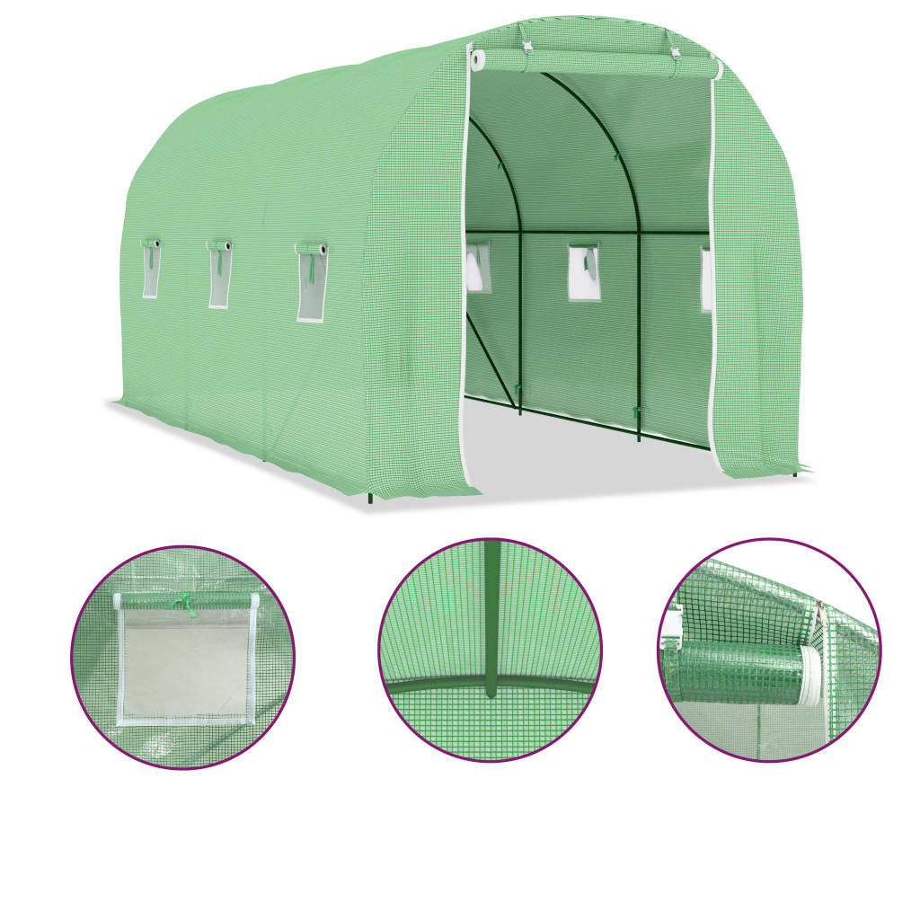 Plastenik 9 m² 4,5 x 2 x 2 m