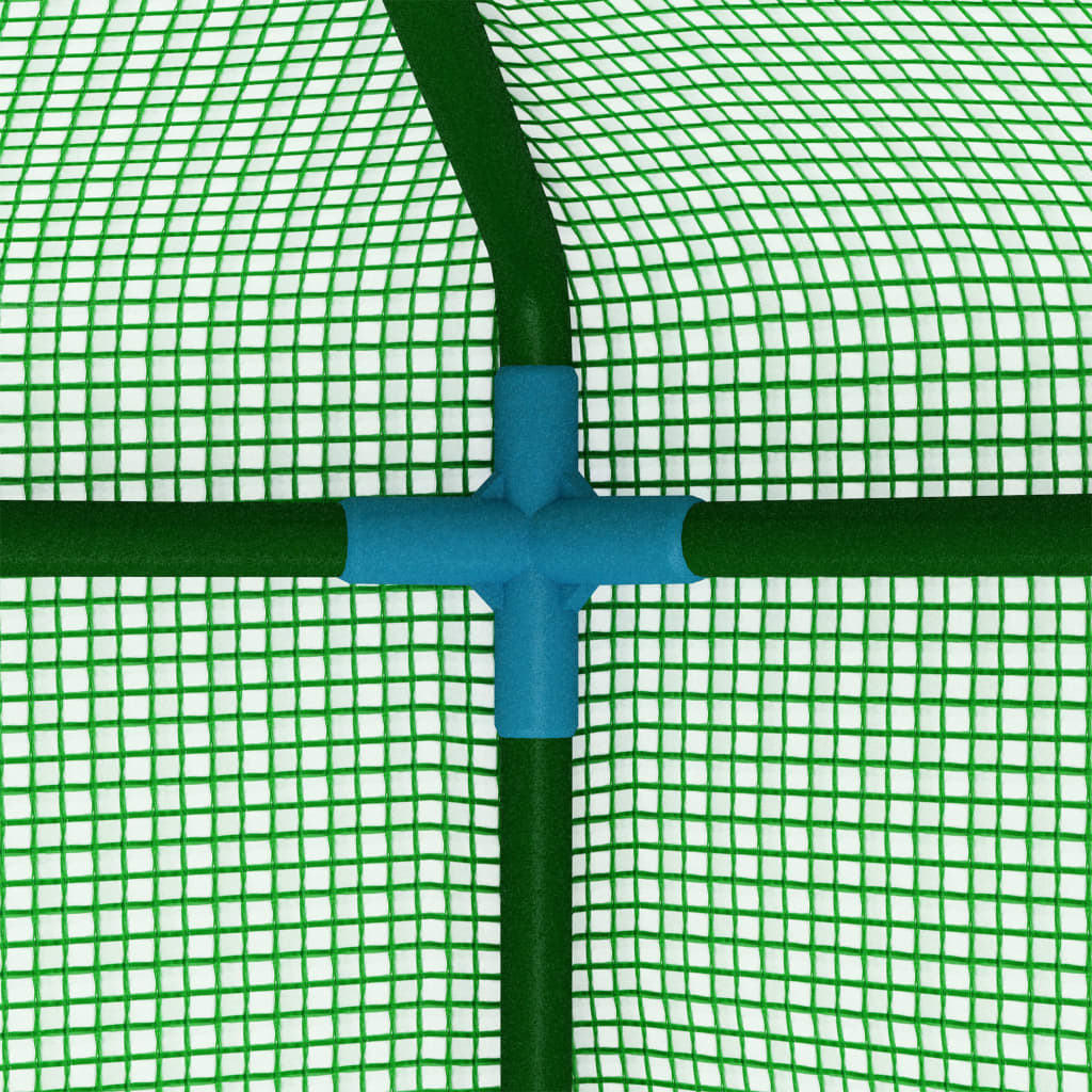 Staklenik s policama čelični 227 x 223 cm