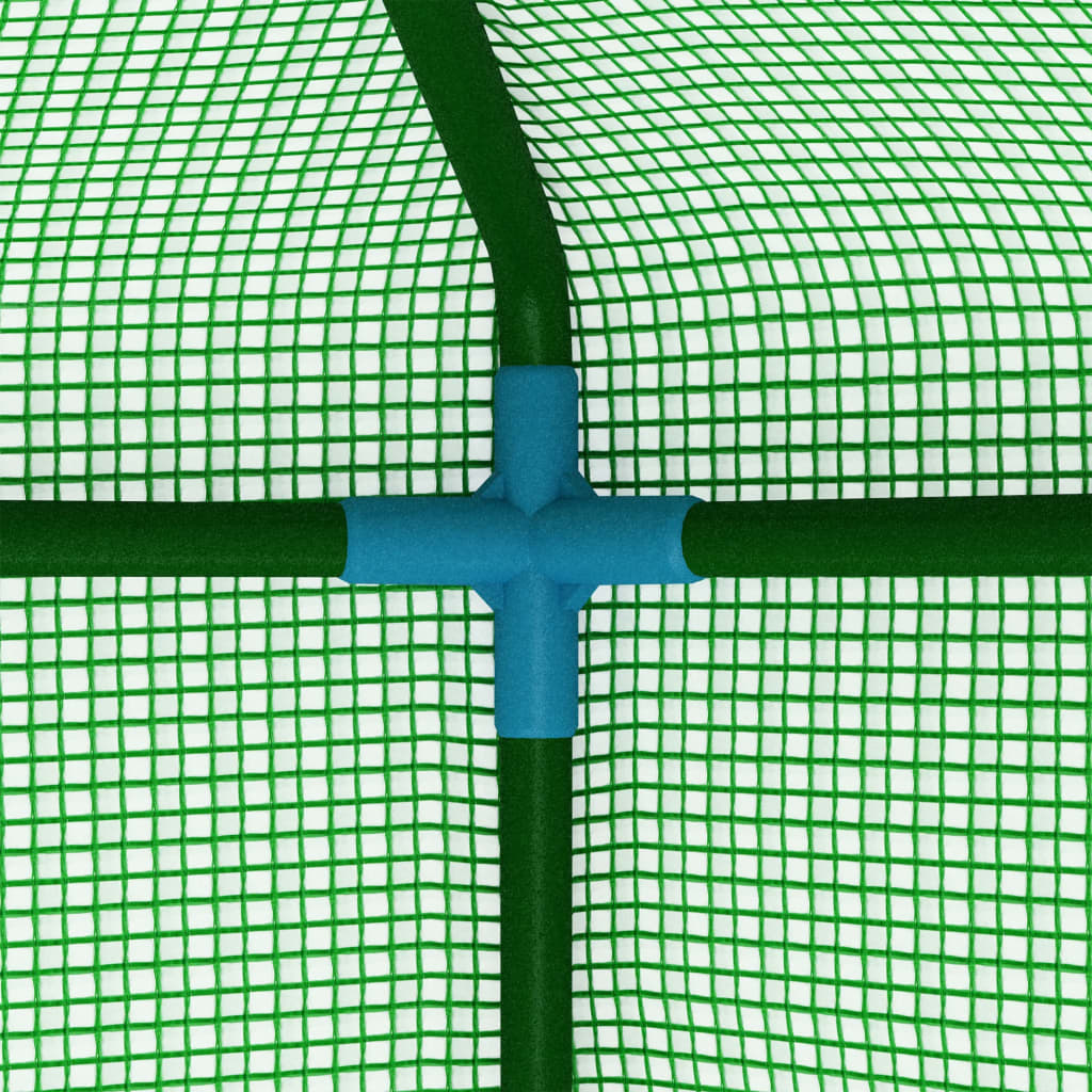 Plastenik s čeličnim okvirom 0,5 m² 1 x 0,5 x 1,9 m