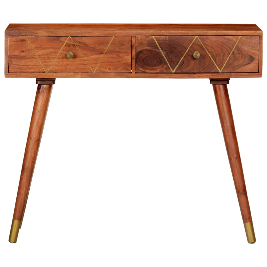 Konzolni stol od masivnog bagremovog drva 90 x 35 x 76 cm