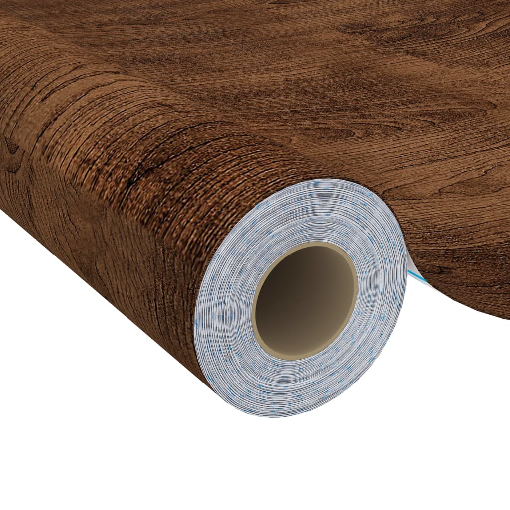 Samoljepljiva folija za namještaj tamni hrast 500 x 90 cm PVC