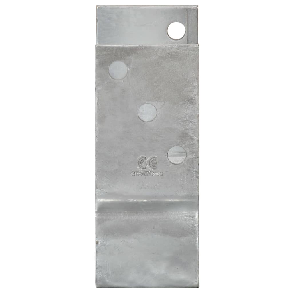 Sidra za ogradu 6 kom srebrna 7 x 6 x 15 cm pocinčani čelik