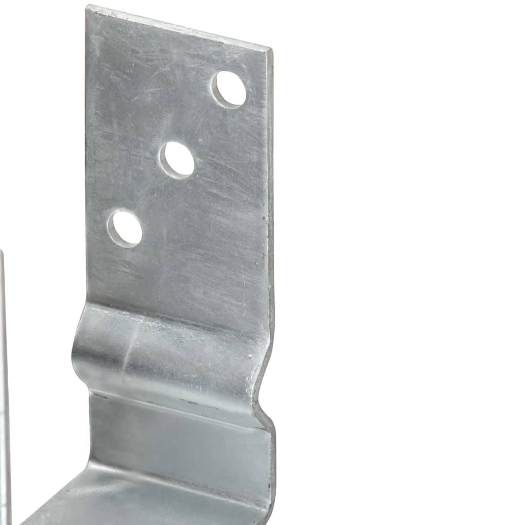 Sidra za ogradu 6 kom srebrna 8 x 6 x 15 cm pocinčani čelik