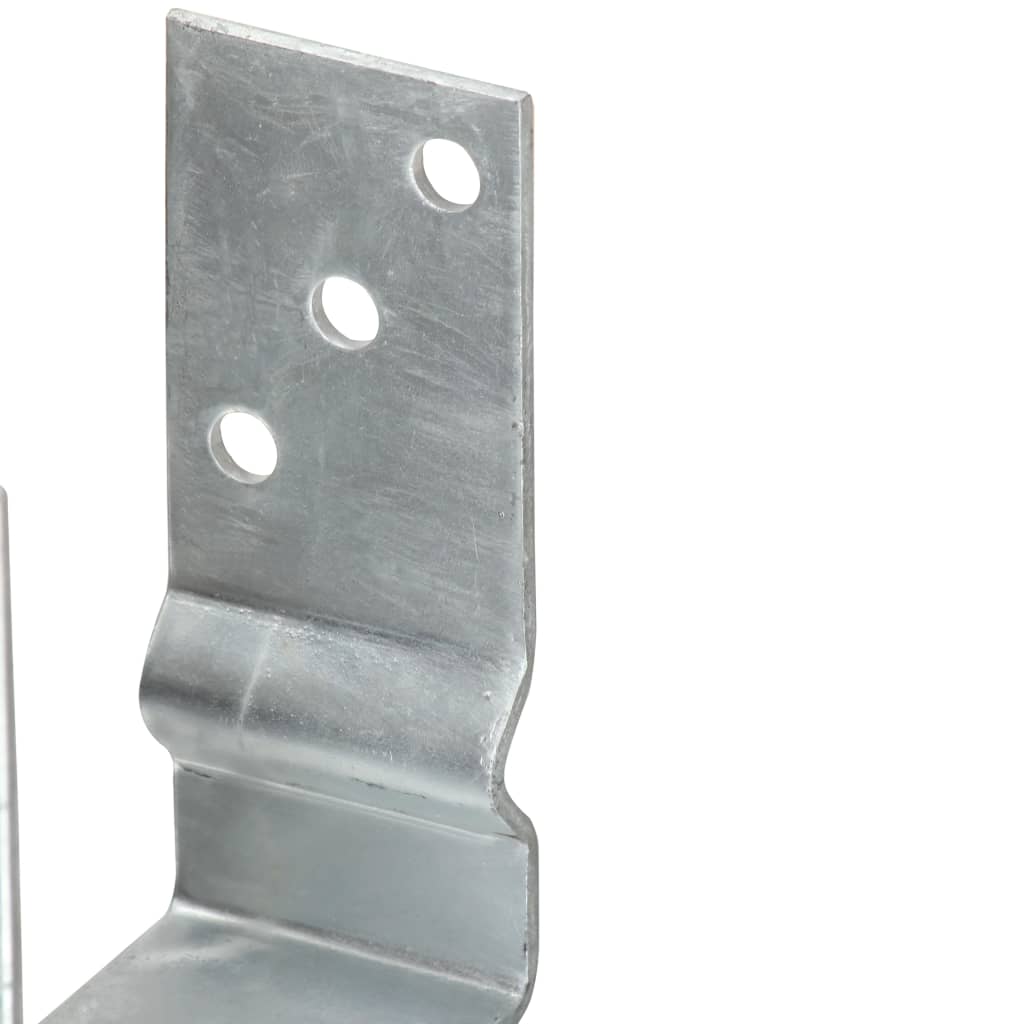 Sidra za ogradu 6 kom srebrna 10 x 6 x 15 cm pocinčani čelik
