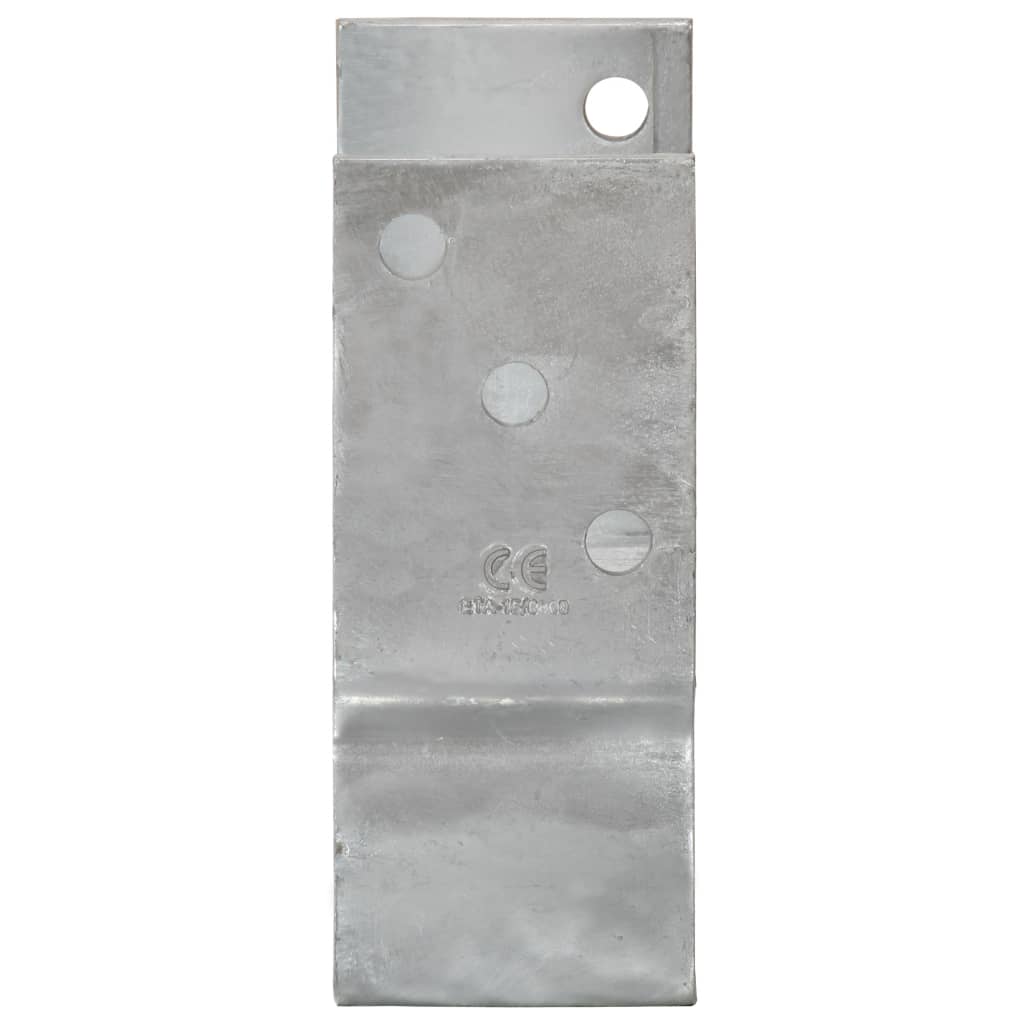 Sidra za ogradu 6 kom srebrna 12 x 6 x 15 cm pocinčani čelik