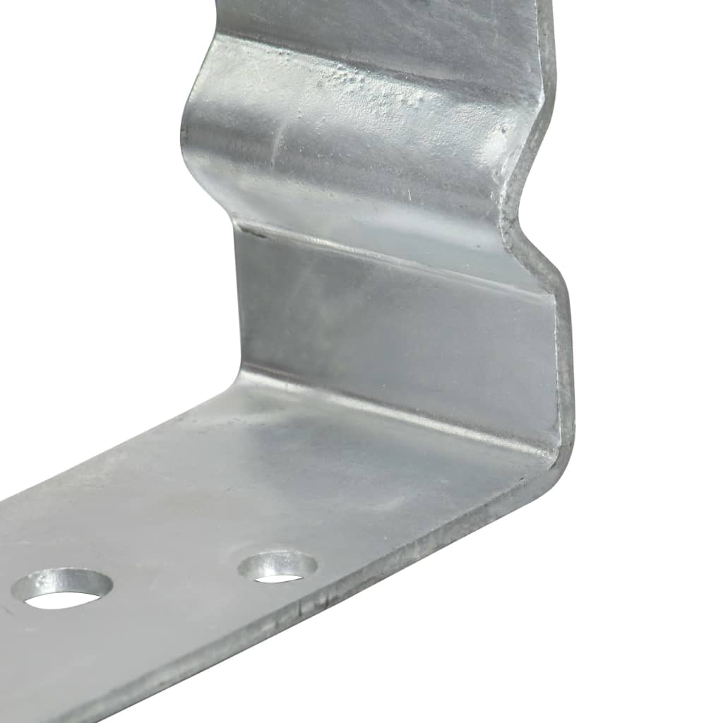 Sidra za ogradu 6 kom srebrna 14 x 6 x 15 cm pocinčani čelik