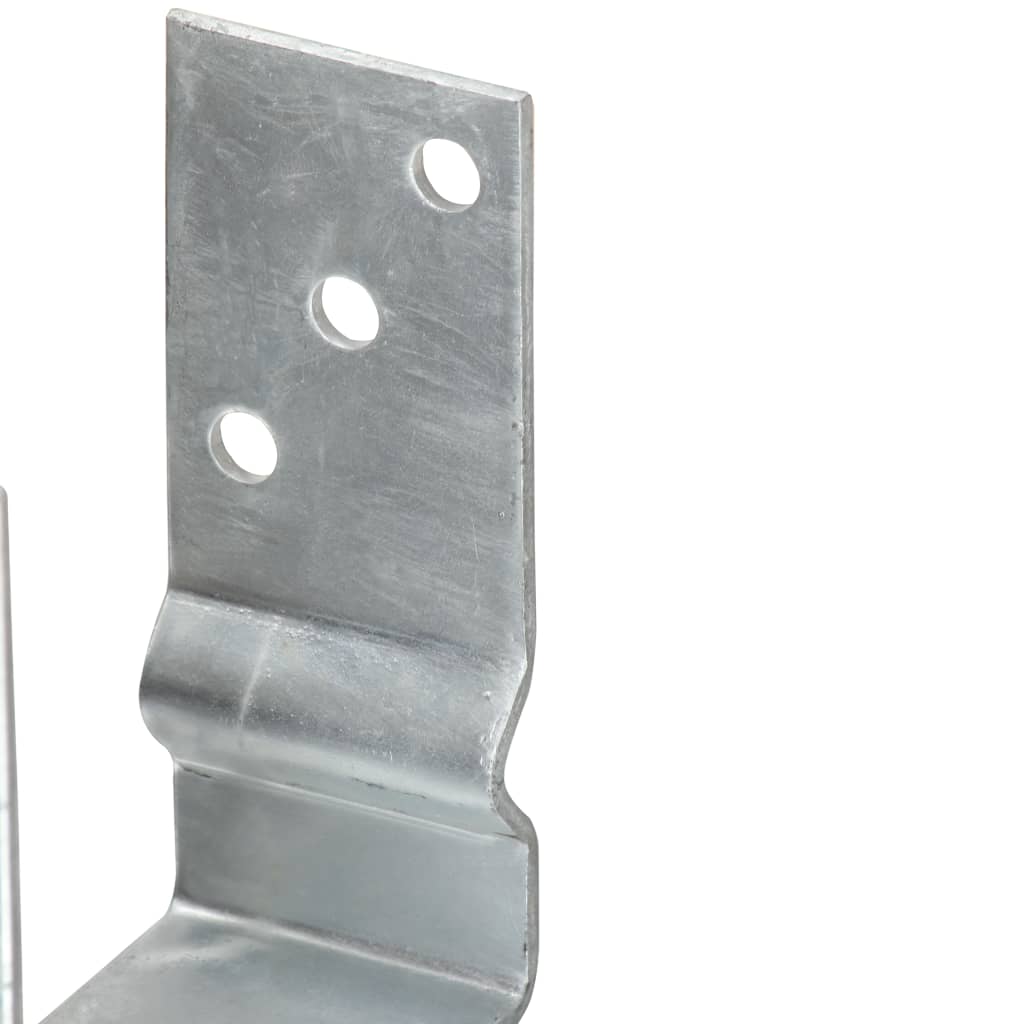 Sidra za ogradu 12 kom srebrne 14x6x15 cm pocinčani čelik