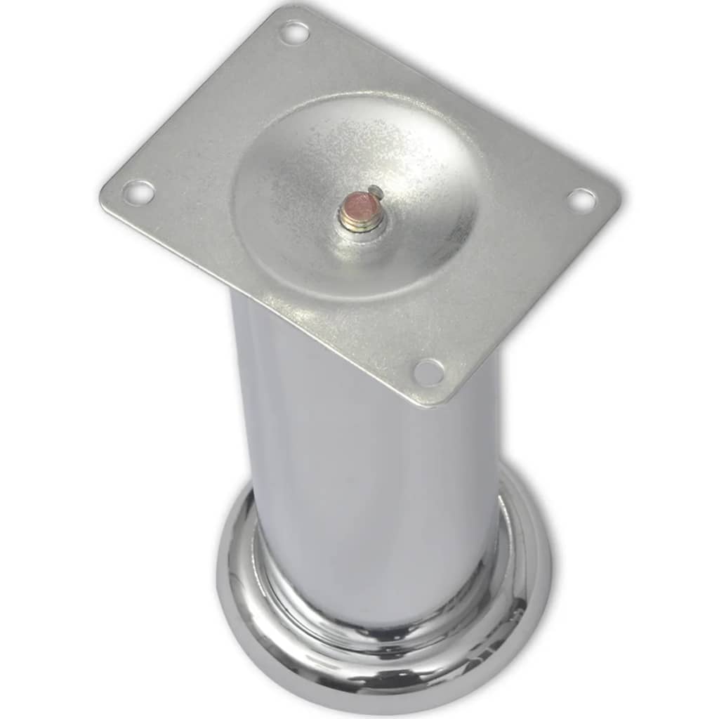 Okrugle noge za kauč 8 kom kromirane 180 mm
