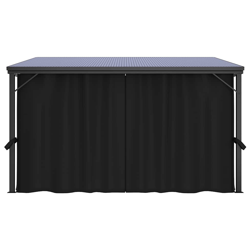 Sjenica sa zastorom 405 x 294 x 244 cm antracit