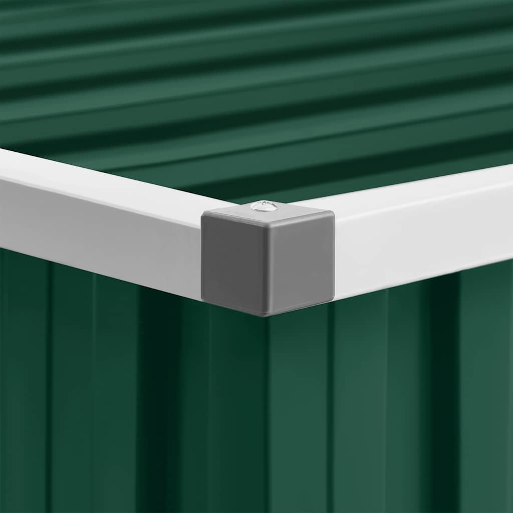 Vrtno spremište zeleno 195 x 198 x 159 cm od pocinčanog čelika