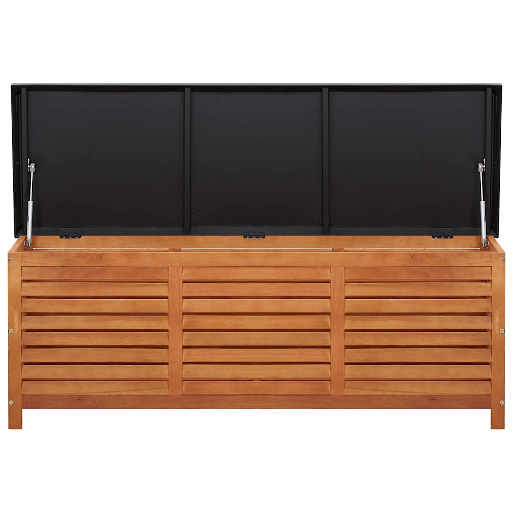 Vrtna kutija za pohranu 150x50x55 cm masivno drvo eukaliptusa