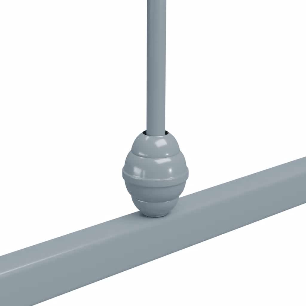 Okvir za krevet sivi metalni 90 x 200 cm