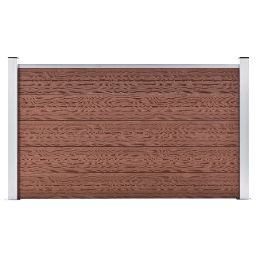 Vrtna ograda WPC 180 x 105 cm smeđa