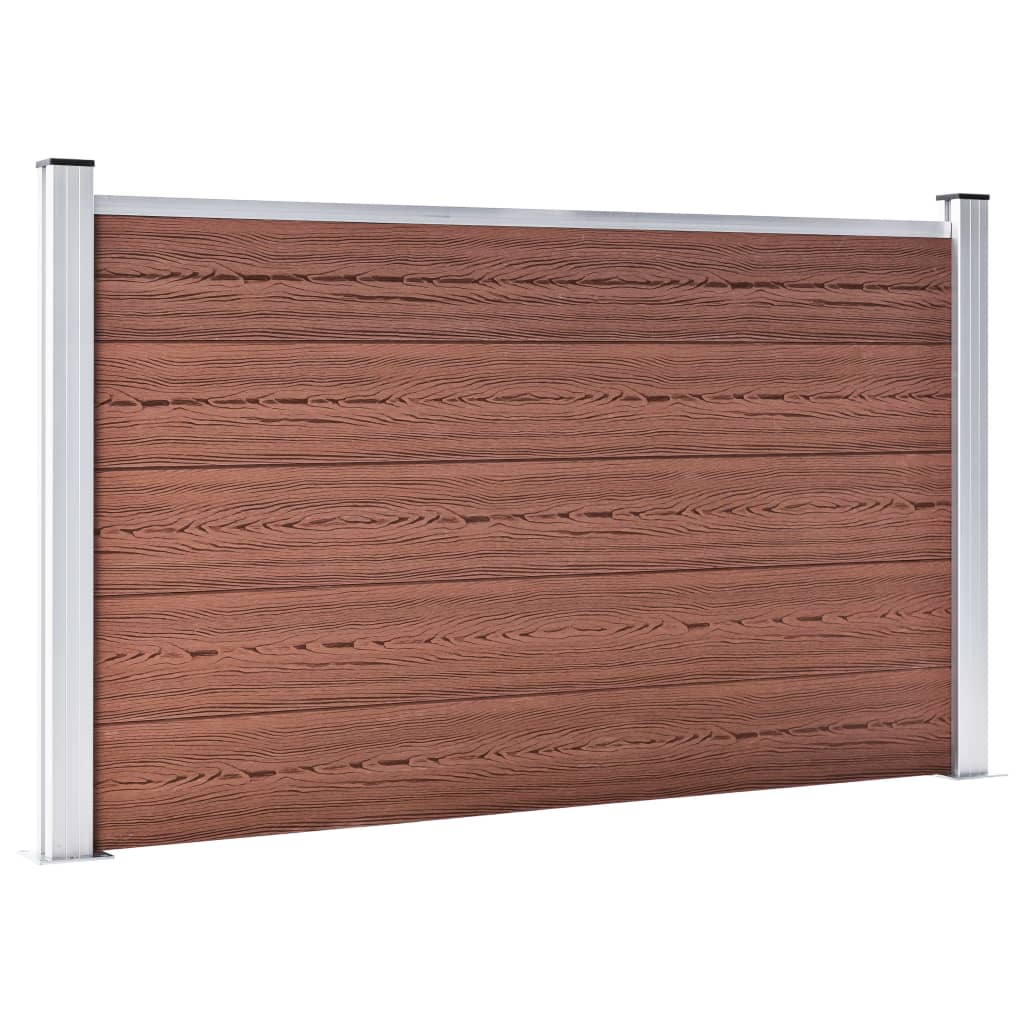 Vrtna ograda WPC 180 x 105 cm smeđa