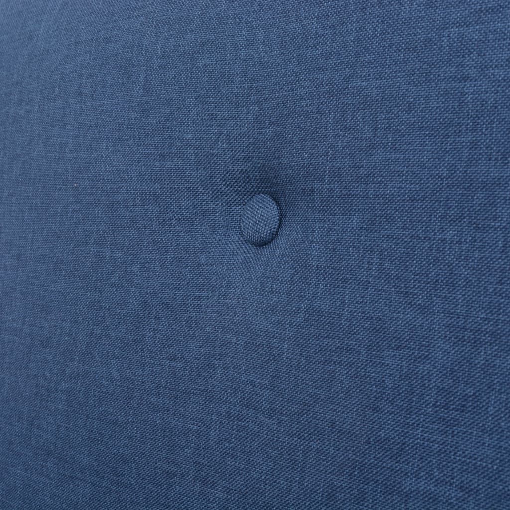 3-dijelni set sofa od tkanine plavi