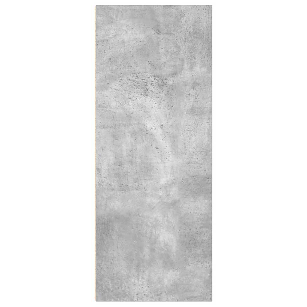 Ormarić za knjige s 2 razine boja betona 40x30x76,5 cm drveni