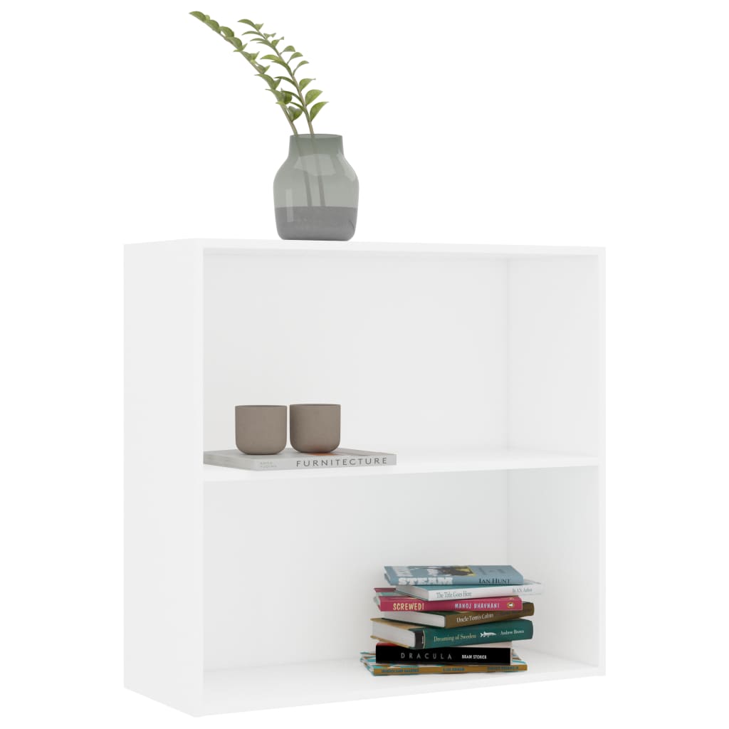Ormarić za knjige s 2 razine 80x30x76,5cm od konstruiranog drva