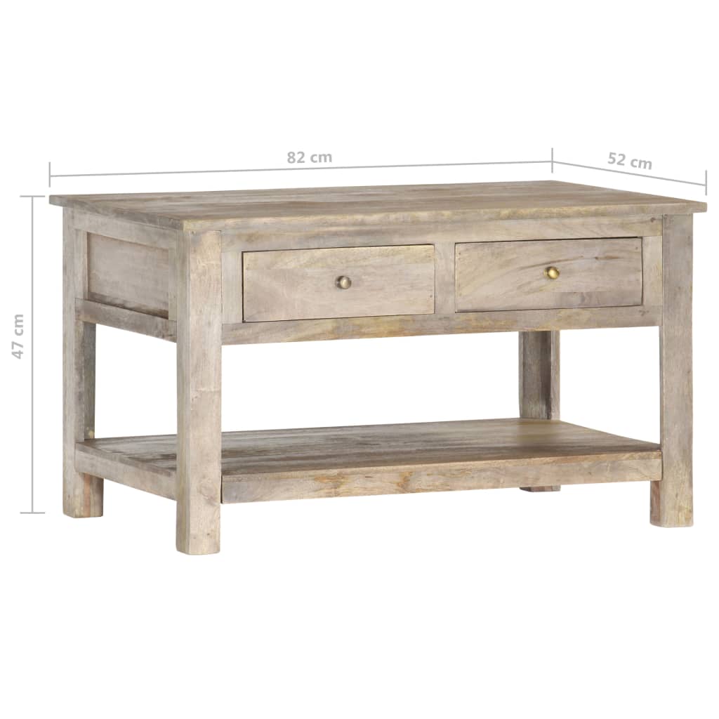 Stolić za kavu 82 x 52 x 47 cm od masivnog drva manga