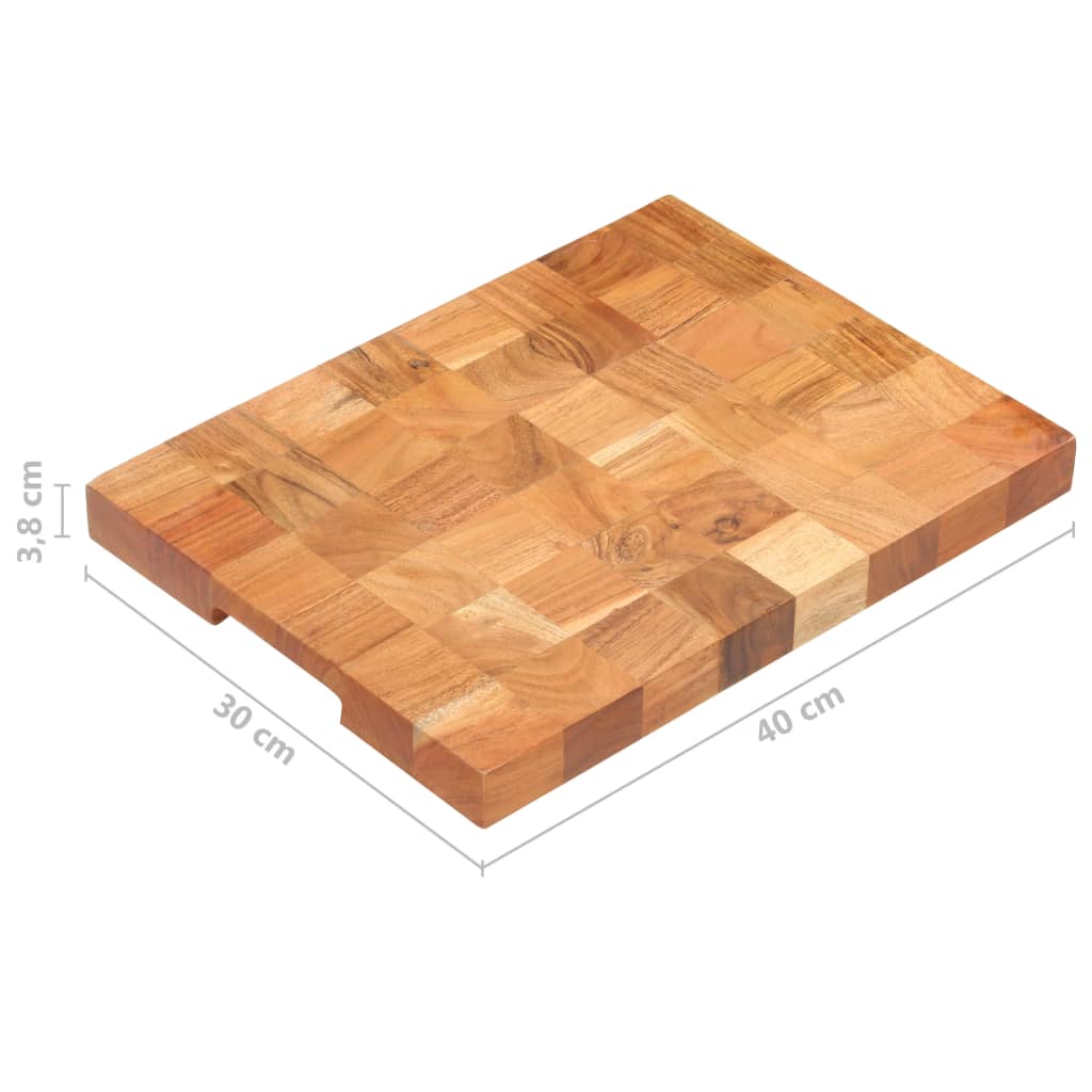 Daska za rezanje 40 x 30 x 3,8 cm od masivnog bagremovog drva